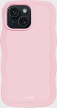 Holdit - Mobilcover - Pink - Wavy Case iPhone 15/14/13 - Tech accessories - mobile Cover