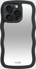 Holdit - Mobilcover - Black - Wavy Case iPhone 14 Pro Mirror - Tech accessories - mobile Cover
