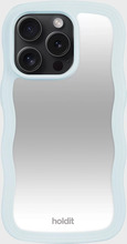 Holdit - Mobilcover - Mineral Blue - Wavy Case iPhone 14 Pro Mirror - Tech accessories - mobile Cover