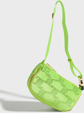 Juicy Couture - Axelremsväskor - Acid Green - Rambling Velour Crossbody - Väskor - Shoulder bags