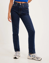 Levi's - High waisted jeans - Dark - 501 Crop Salsa Stonewash - Jeans