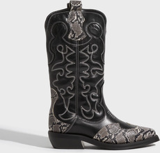 Pavement - Cowboy boots - Black Snake - Julianne Snake - Boots & Støvler