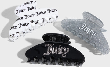 Juicy Couture - Hårklämmor - Multicolor - Set of 3 Hair Clips - Håraccessoarer