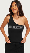 Juicy Couture - One shoulder toppar - Black - Digi Asymmetric Top - Toppar & T-shirts