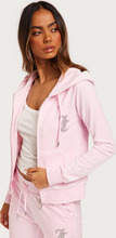 Juicy Couture - Hoodies - Cherry Blossom - Caviar Bead Western Diamante Robertson Hoodie - Trøjer