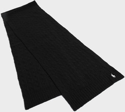 Polo Ralph Lauren - Strikket halstørklæde - Black - Classic Scrf-Scarf - Halstørklæder & tørklæde