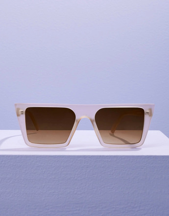 Nelly - Store solbriller - Transparent - See Through Sunnies - Solbriller