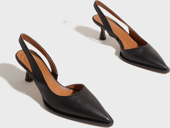 ATP ATELIER - Pumps - Black - Desana Nappa Slingbacks - Klackskor - Pumps