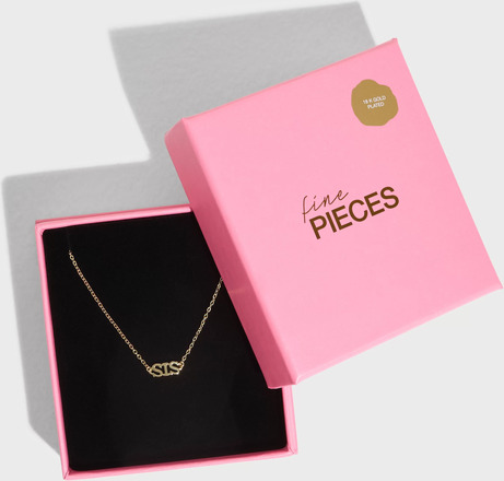 Pieces - Halsband - Gold Colour Sis - Fpkiva M Necklace Plated - Smycken - Necklace