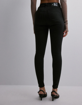 Calvin Klein Jeans - Skinny jeans - Denim Black - High Rise Super Skinny Ankle - Jeans