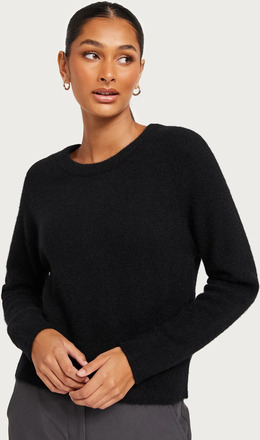 Samsøe Samsøe - Stickade tröjor - Black - Nor O-N Short 7355 - Tröjor - Knitted sweaters