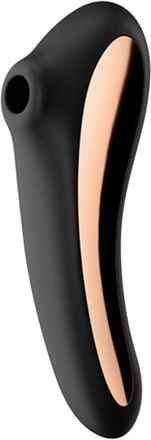 Satisfyer - Lufttrykksvibrator - Black - Satisfyer Dual Kiss - Sexlegetøj