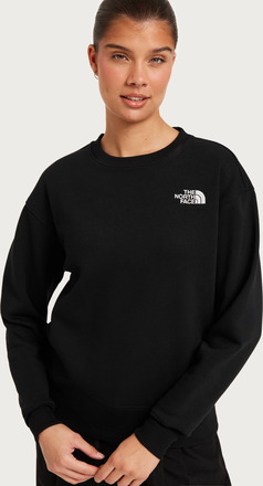 The North Face - Sweatshirts - Black - W Essential Crew Crlw - Tröjor - sweatshirts