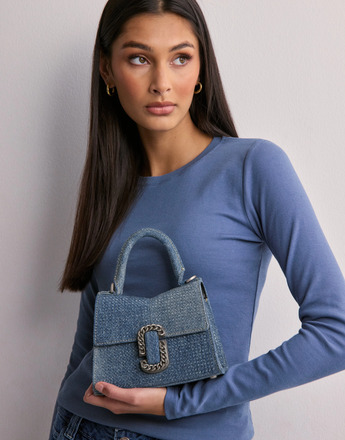 Marc Jacobs - Handväskor - LIGHT BLUE CRYSTAL - The Mini Top Handle - Väskor - Handbags