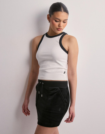 Juicy Couture - Mininederdele - Black - Robbie Pocket Mini Skirt - Nederdele