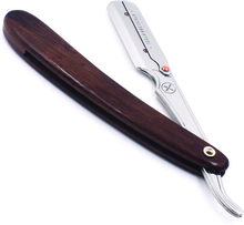 Parker Shaving SRDW- Dark Padauk Wood Handle Clip Type Barber/Str