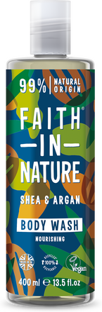 Faith In Nature Body Wash Shea & Argan 400 ml