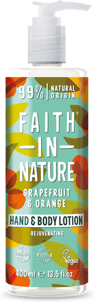 Faith In Nature Hand & Body Lotion Grapefruit & Orange 400 ml