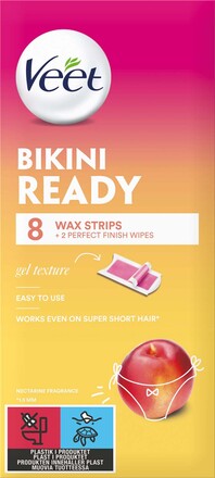 Veet Bikini Ready 8 Wax Strips 8 St.