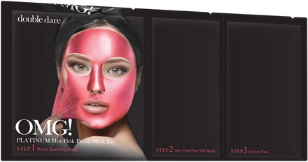 OMG! Double Dare Platinum Hot Pink Facial Mask 1 pcs