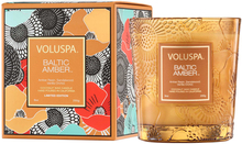 Voluspa Anniversary Collection Classic Boxed Candle Baltic Amber