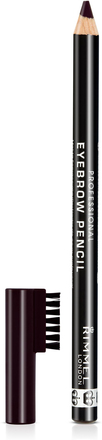 Rimmel Brow This Way Eyebrow Pencil Black Brown 004