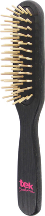 Tek Professional Slim Rectangular Brush With Short Wooden Pins