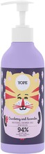 YOPE Kids Natural Shower Gel for Kids Cranberry & Lavender 400 ml