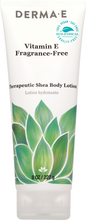 DERMA E Vitamin E Shea Body Lotion, Fragrance-Free & Therapeutic