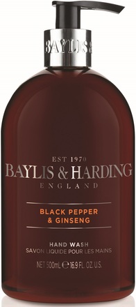 Baylis & Harding Signature Men's Black Pepper & Ginseng Hand Wash