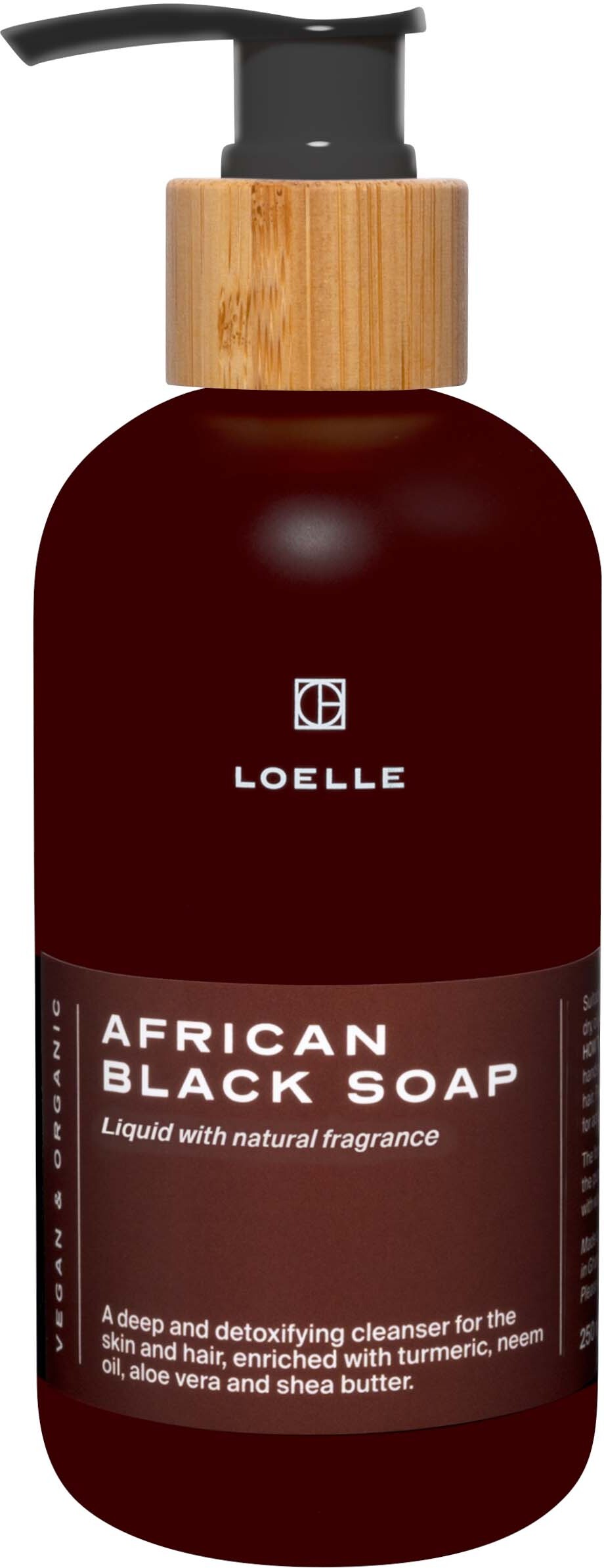 Loelle Black Soap Liquid Scented 250 ml