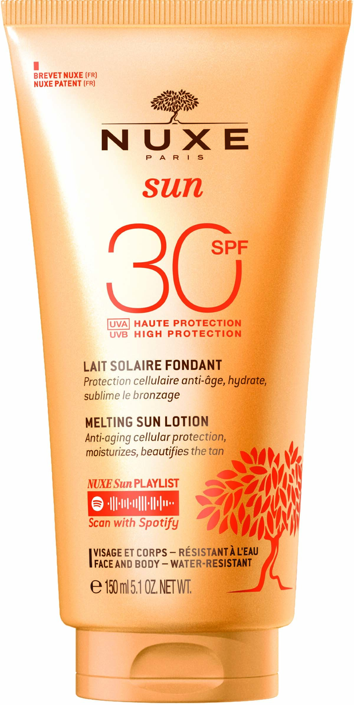 Nuxe Sun Melting Sun Lotion SPF30 Face & Body 150 ml