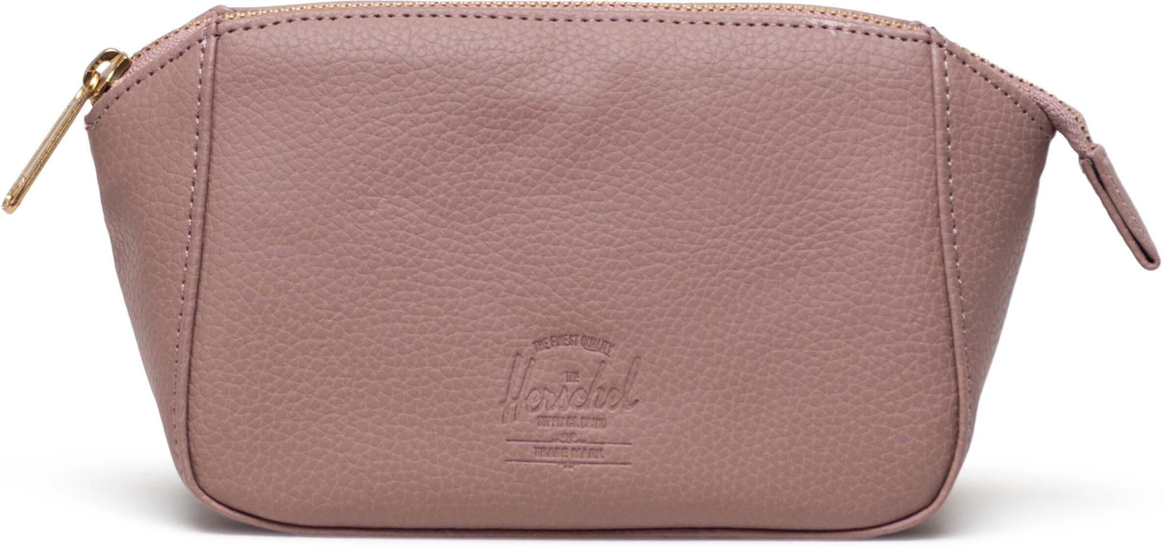 Herschel Milan Small Toiletry Bag Vegan Leather Ash Rose