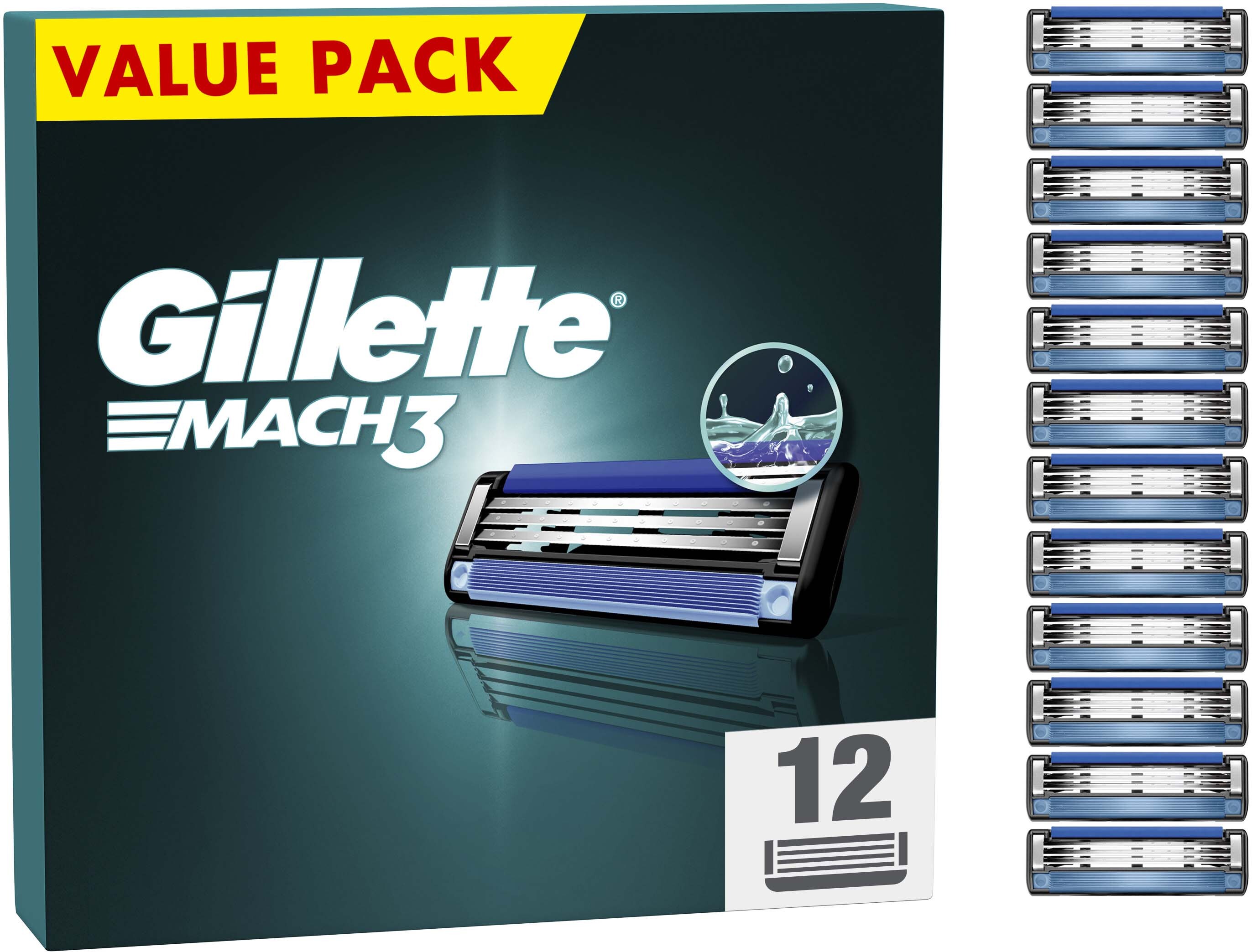 Gillette Mach3 Men’s Razor Blade Refills 12 Count