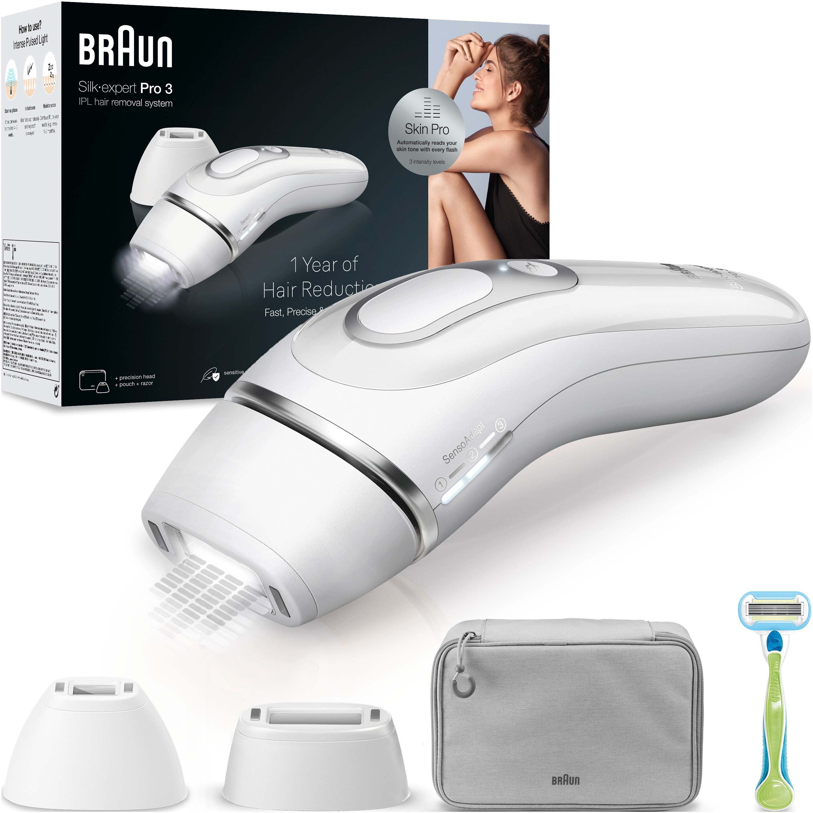 Braun IPL Silk·expert Pro 3 At Home Hair Removal With Pouch Venus
