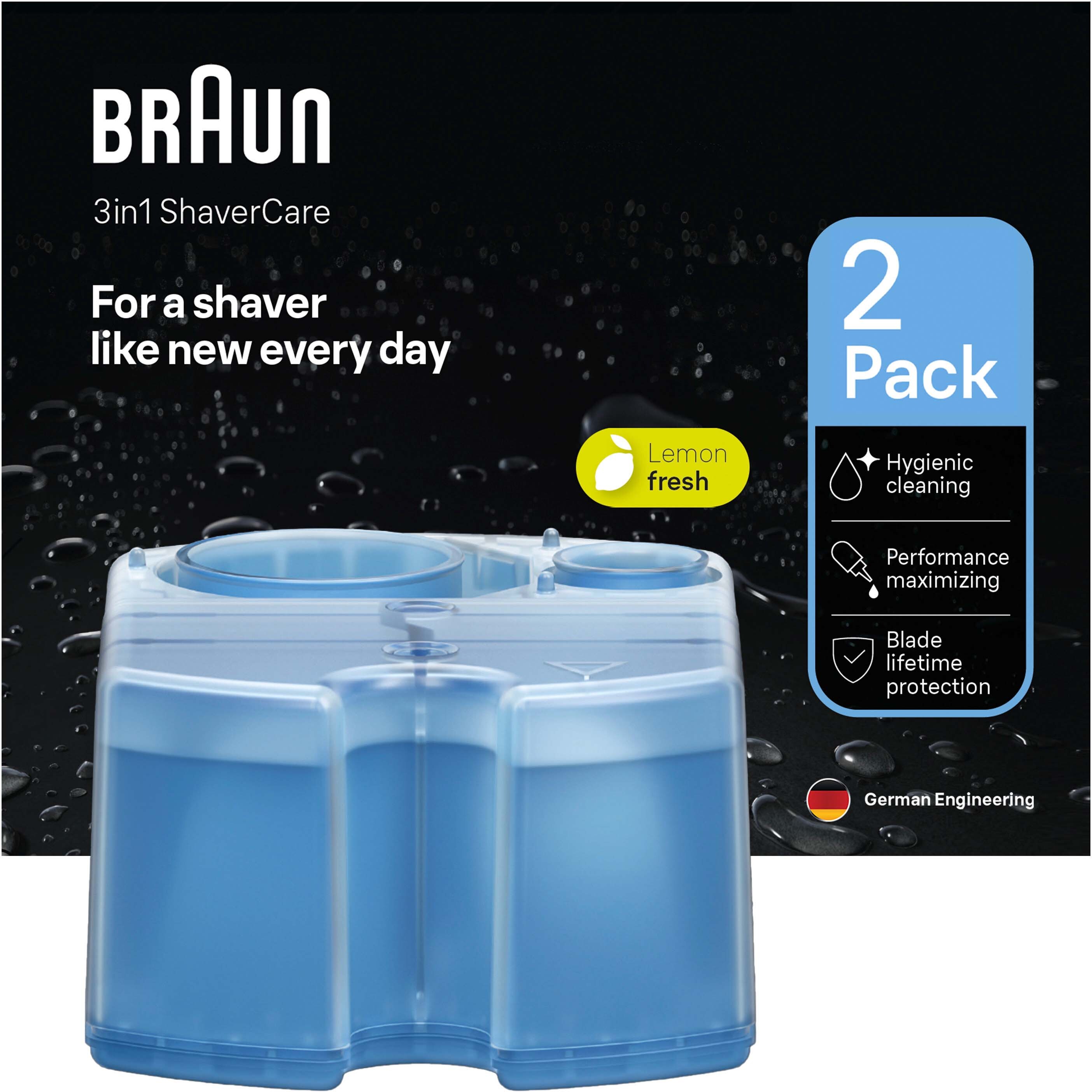 Braun 3in1 ShaverCare SmartCare Center Refill Cartridges Hygienic