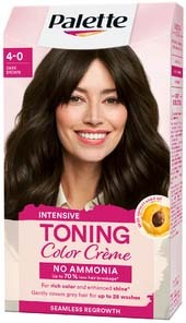 Schwarzkopf Intensive Toning Color Crème 4-0 Dark Brown