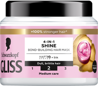 Schwarzkopf Gliss 4-In-1 Shine Bond-Building Hair Mask 400 ml