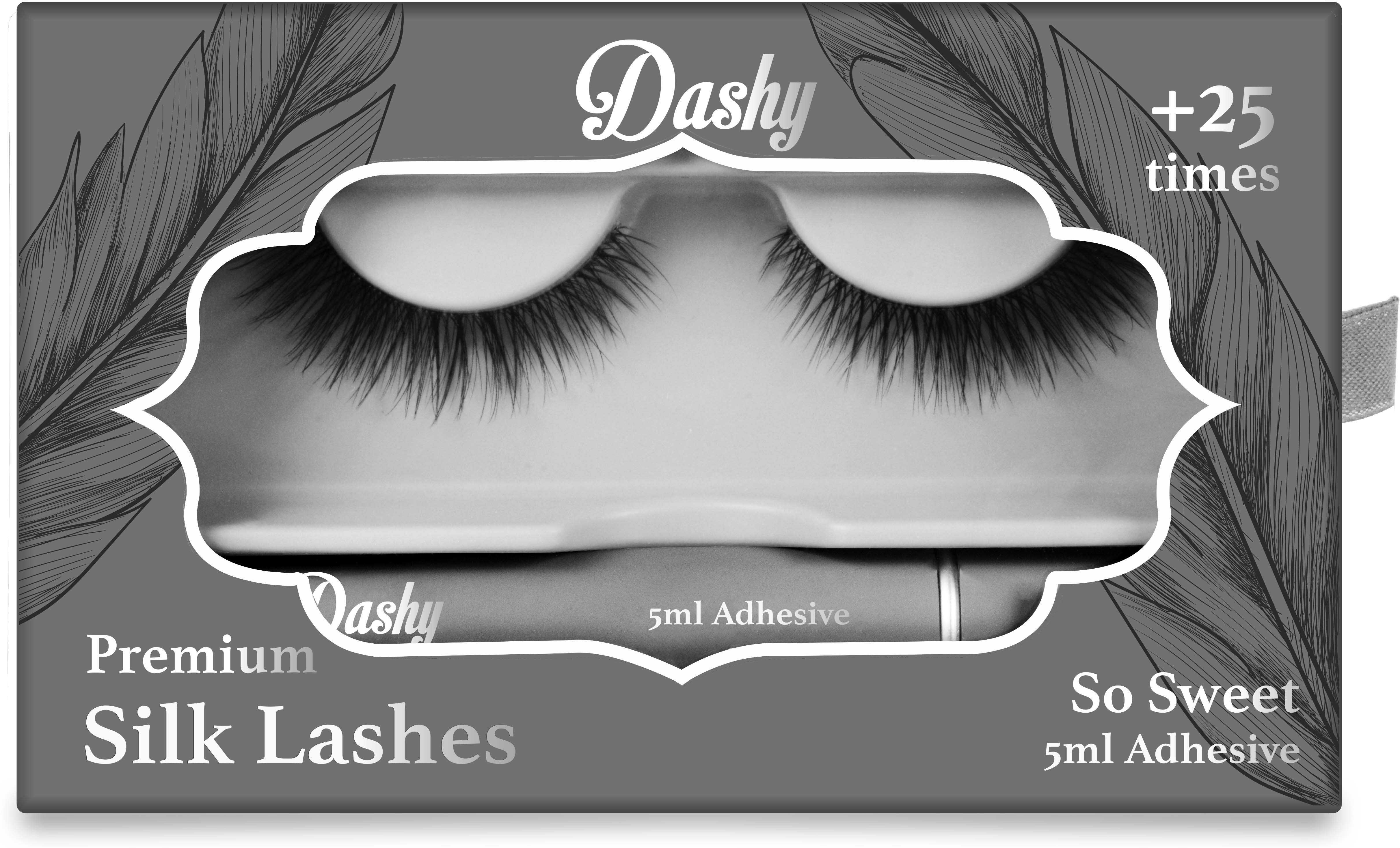 Dashy Premium Silk Lashes + 5 ml Adhesive So Sweet