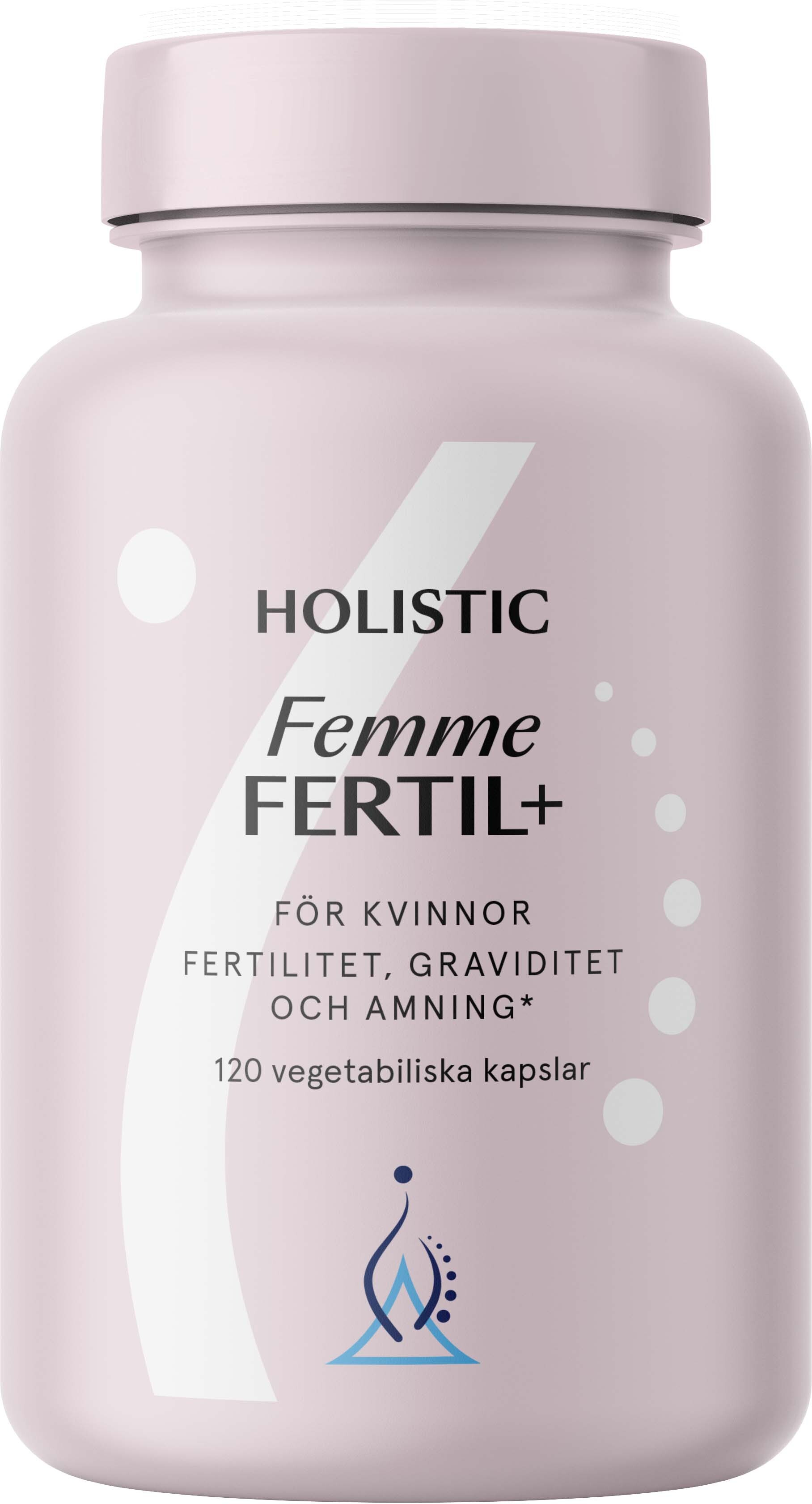 Holistic Femme Fertil+ 120 vegetabiliska kapslar 120 St.
