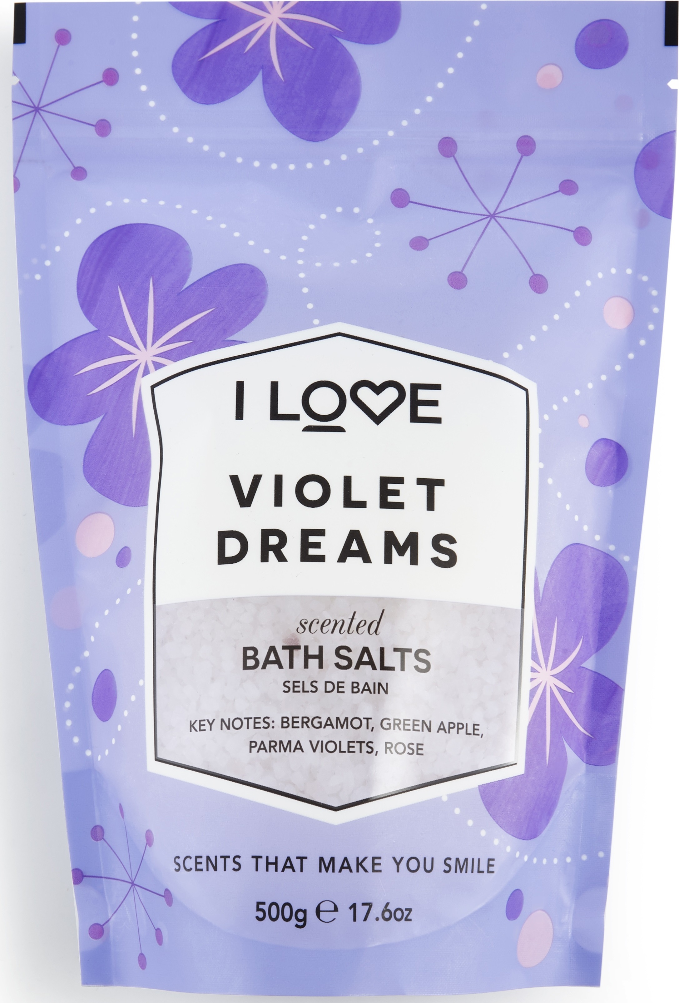 I Love... Signature I Love Violet Dreams Bath Salts 500 g