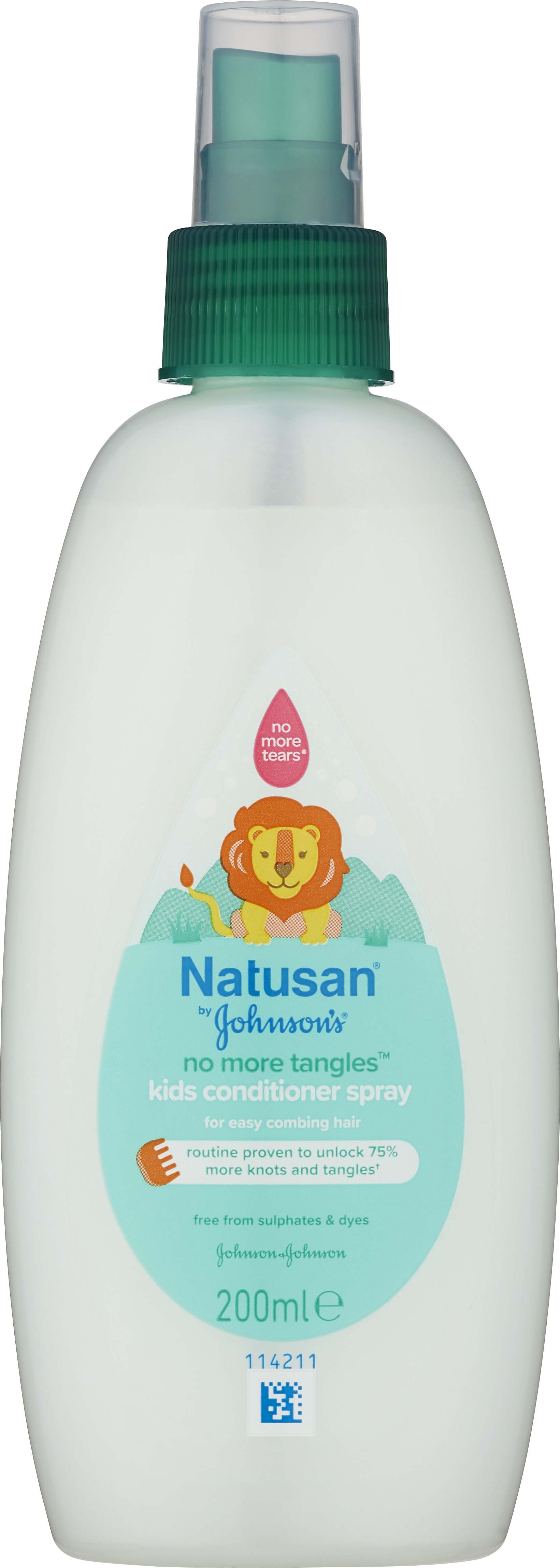 Natusan by Johnson's No More Tangles Kids Conditioner Spray 300 m