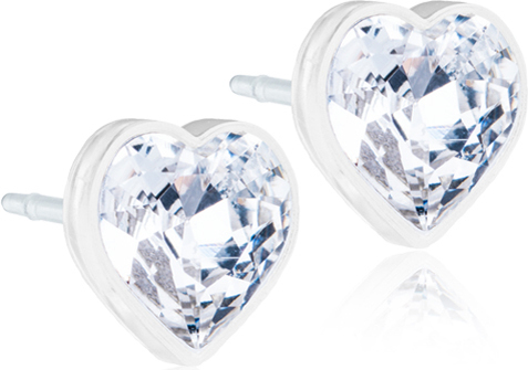 Blomdahl Medical Plastic Heart 6mm Crys