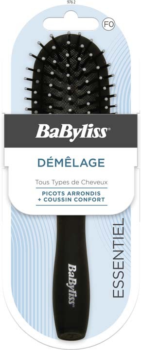 BaByliss Paris Accessories Midi Detangling Cushion Brush Black