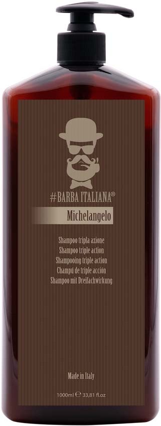 Barba Italiana MICHELANGELO Shampoo triple action 1000 ml