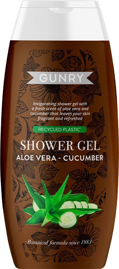 Gunry Fusion Shower Gel Aloe Vera Cucumber 300 ml
