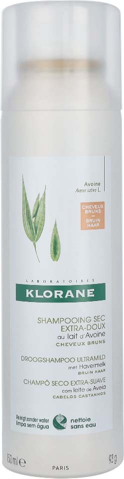 Klorane Klorane Ultra-Gentle Dry Shampoo with Oat Milk Dark Hair