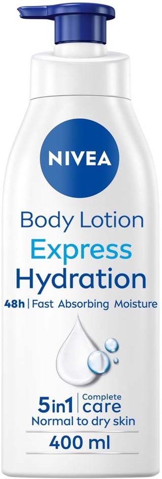 NIVEA Express Hydration Body Lotion Pump 400 ml