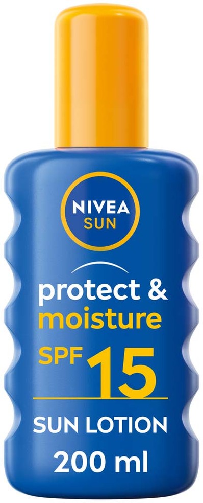 NIVEA SUN Protect & Moisture Sun Spray SPF15 200 ml