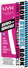 Zero To Brow Stencil 02 For Thick Brows